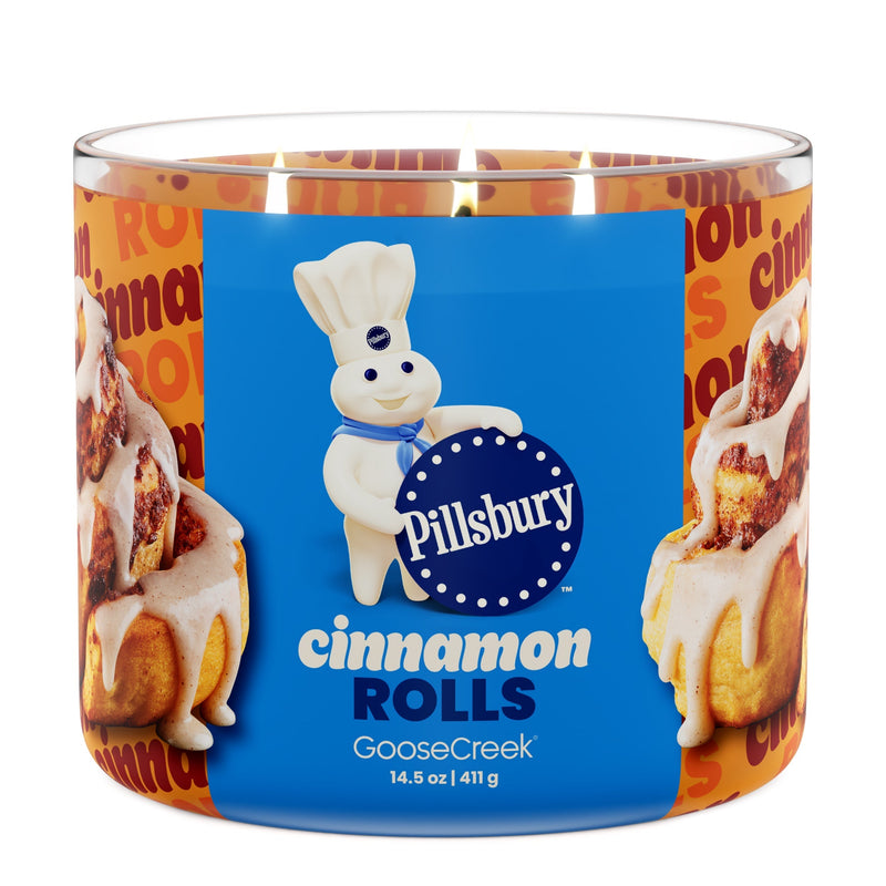 Cinnamon Rolls 3-Wick Pillsbury Candle Blend 2-0578