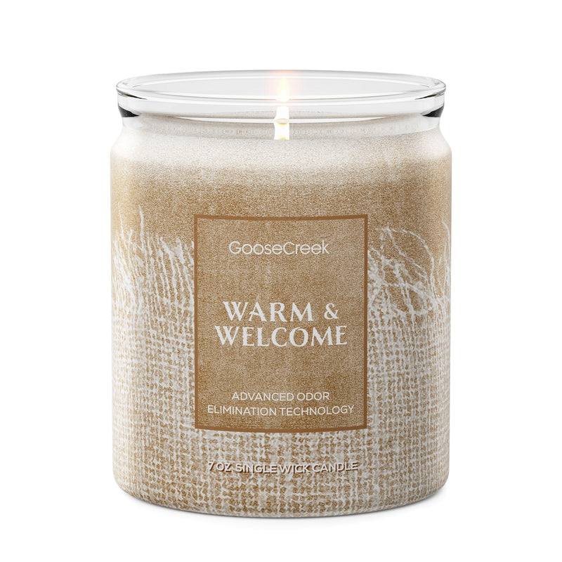 Warm & Welcome Odor Eliminating 7oz Single Wick Candle Drop 2-0563